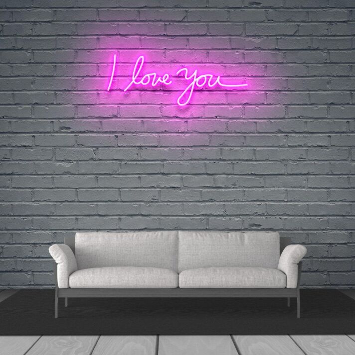 I Love You Neon Sign