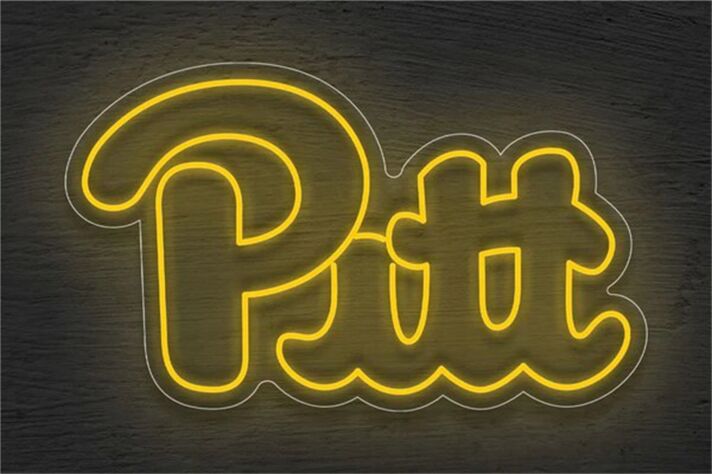 Brighten Your Office, Home, or College Dorm with the University of Pittsburgh LED Neon Sign — Perfect for Bars, Parties, and Campus Events.