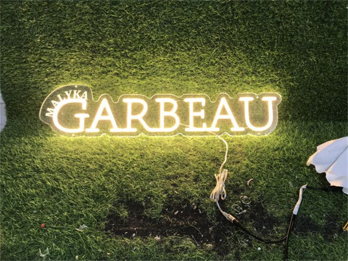 Brighten Your Business, Bar, or Wedding with Garbeau Custom Business LED Neon Sign.