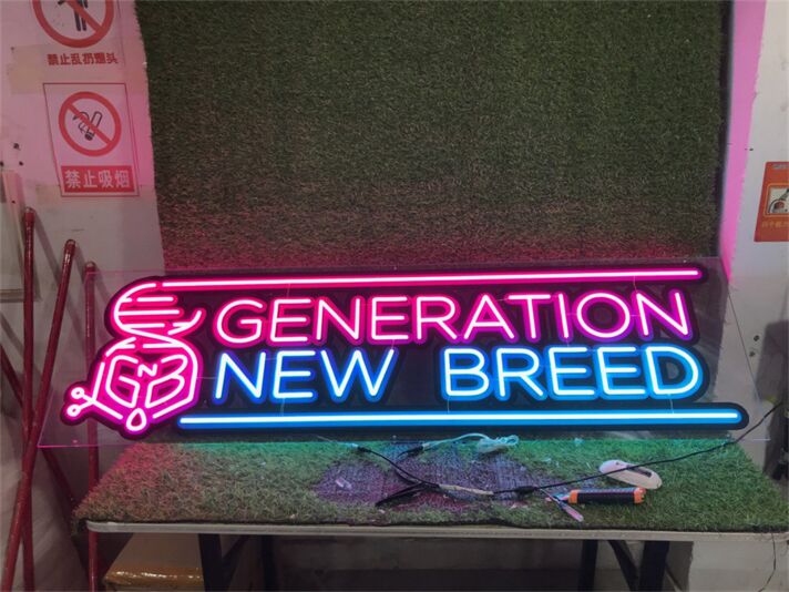Bring Your Space to Life: Generation New Breed Custom UV LED Neon Sign for Bars, Weddings, and Home Decor