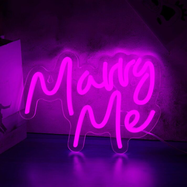 Marry Me Neon Sign