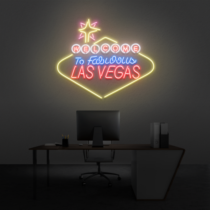 Customize  Welcome Neon Sign Welcome To Las Vegas