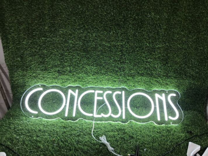 Brighten Up Your Home, Office, or Store with the Versatile Concesssions White LED Neon Sign