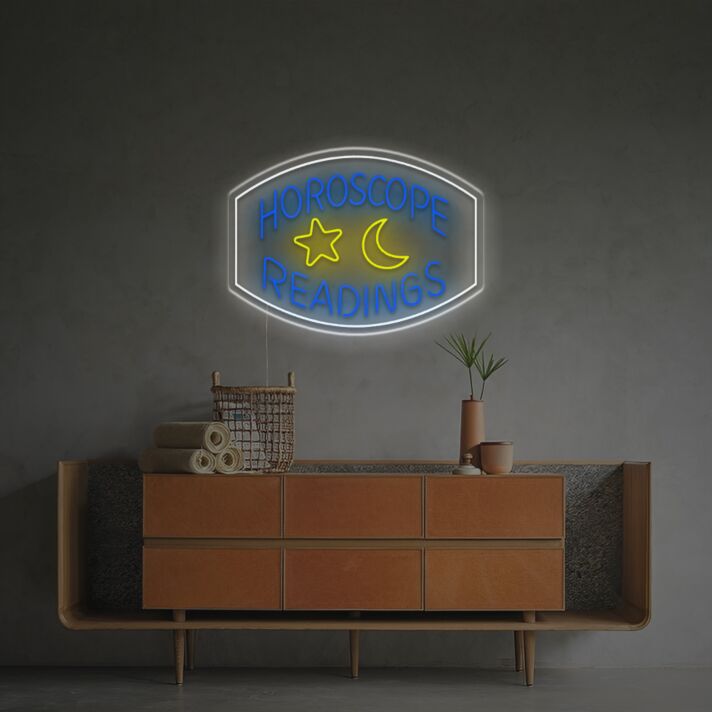 Brighten Up Your Bar, Home, or Astrology Event with a Horoscope Readings LED Neon Sign.