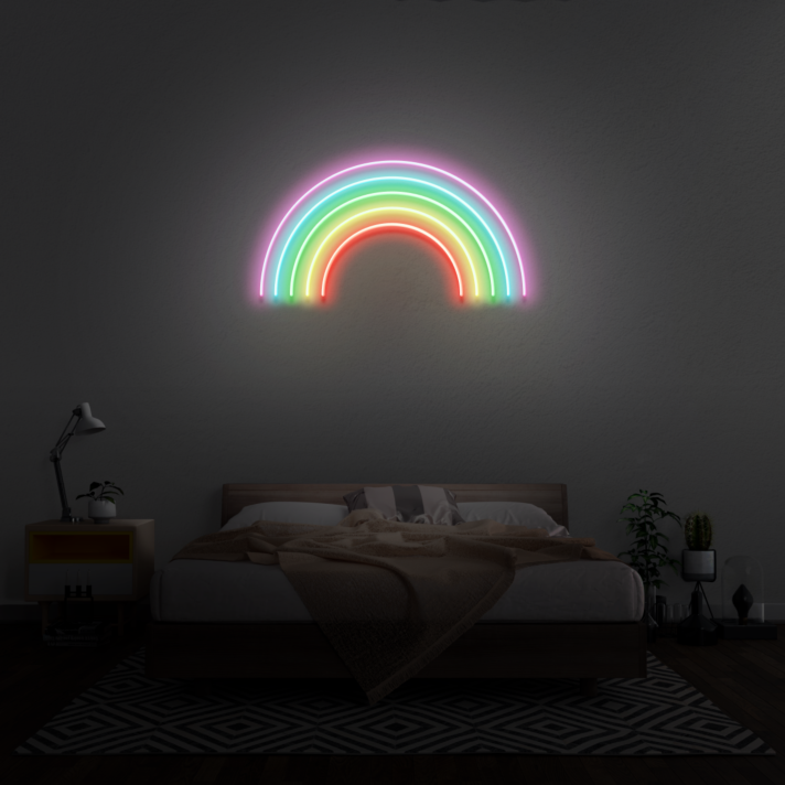 Rainbow Neon Sign