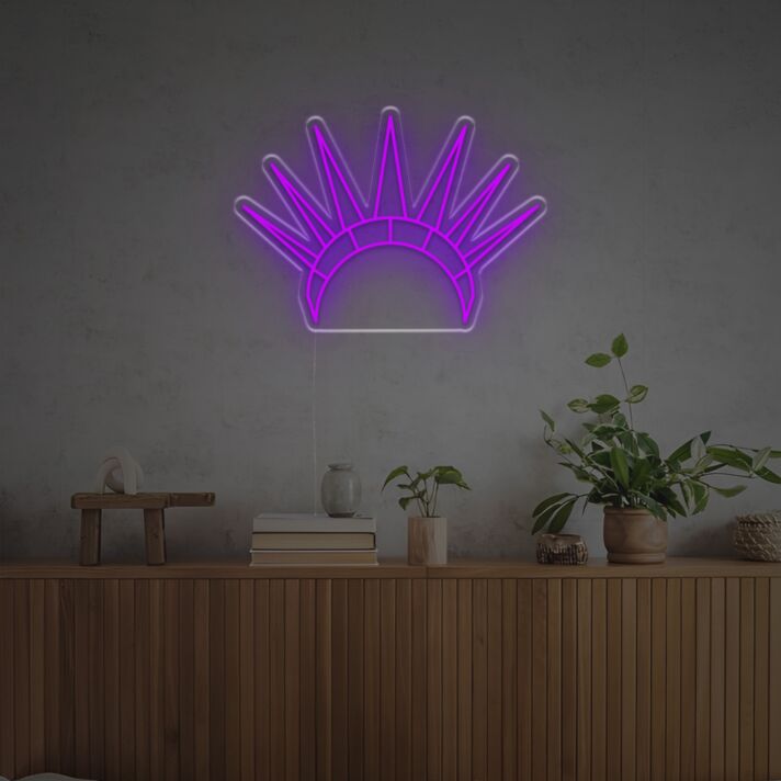 Add a Radiant Touch to Your Home, Office, or Party Ambiance with the Victory Headdress LED Neon Sign.