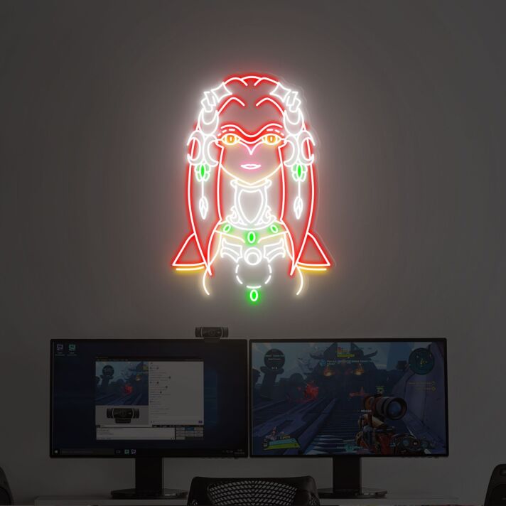 Brighten Your Gaming Room or Add a Fantasy Touch to Weddings with the Zelda Led Neon Sign Mipha Led Sign Legend Of Zelda Art Led Neon Sign.