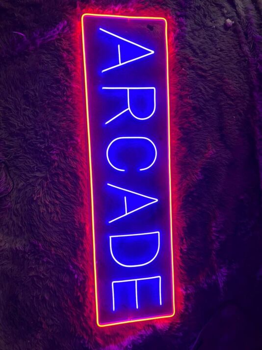 Elevate Your Gaming Space or Bar Ambiance with the Arcade Game Machine Led Neon Sign Game Arcade Led Neon Sign Light.