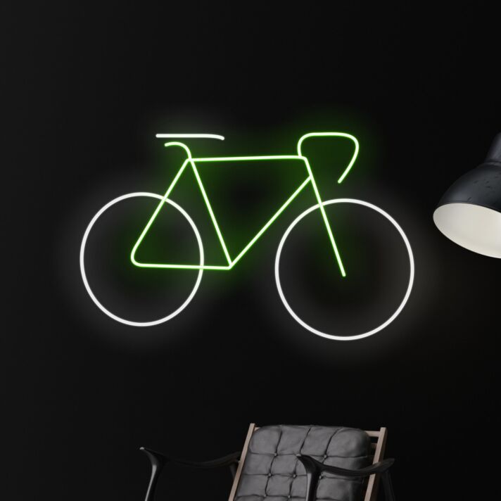 Rev up your space with the Bicycle Led Neon Sign - Perfect for Bicycle Stores, Man Caves, and Trendy Bars.