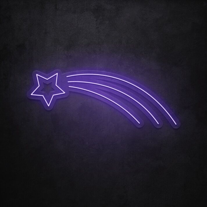 Shooting Star LED Sign