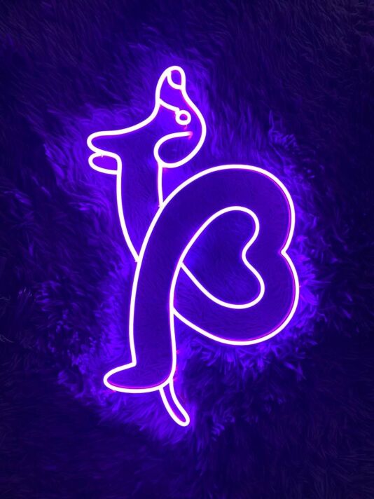 Brighten Up Your Space: Cute Dachshund Butt Led Neon Sign for Home Decor, Office Fun, and Storefront Charm
