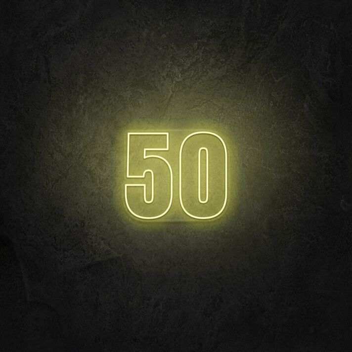 50 LED Neon Sign