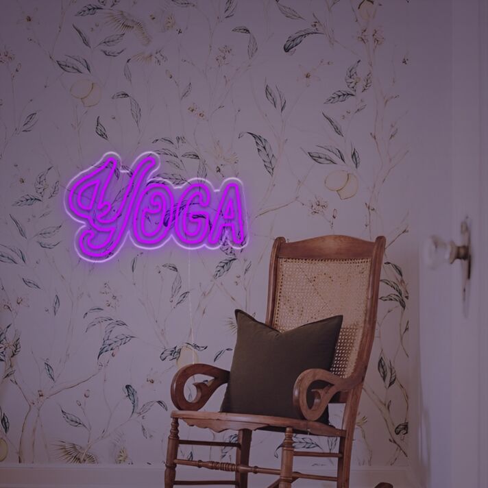Yoga For Home LED Neon Sign