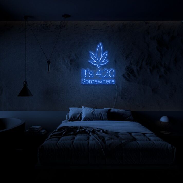 Its 420 Somewhere Neon Sign