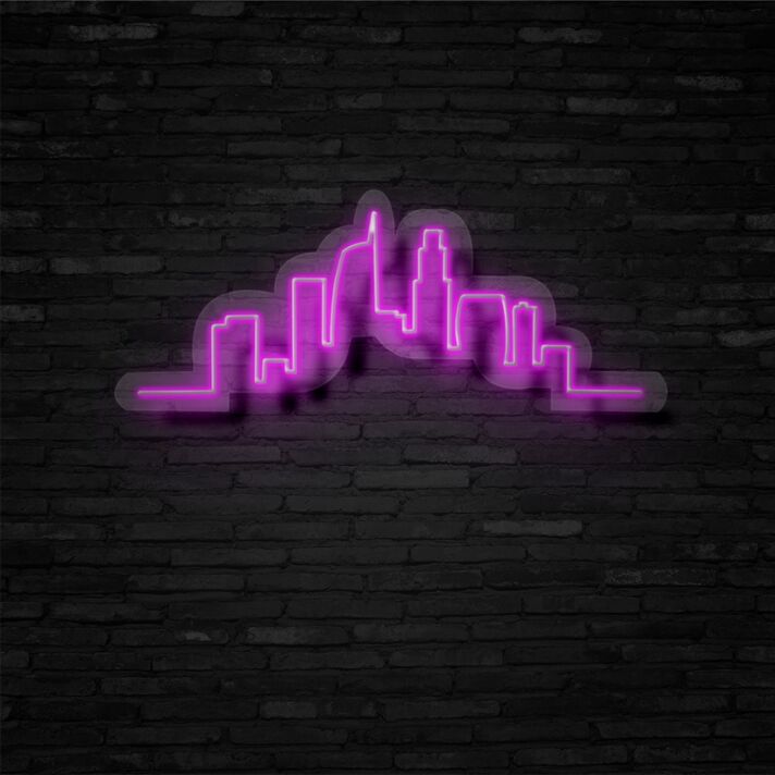 Los Angeles City Neon Sign