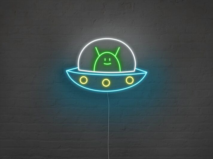 Alien Neon Sign