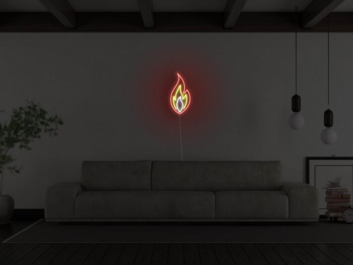 Flame Neon Sign
