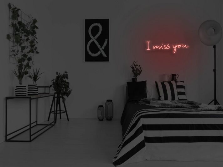 I Miss You Neon Sign