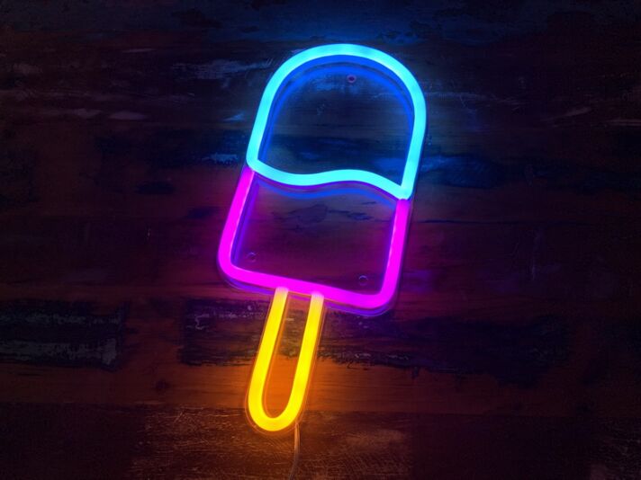 Popsicle Neon Sign