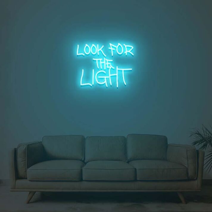 Looking For The Light 2 Neon Sign