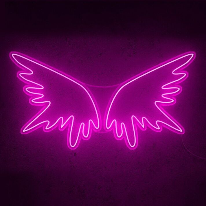 Wings Neon Sign