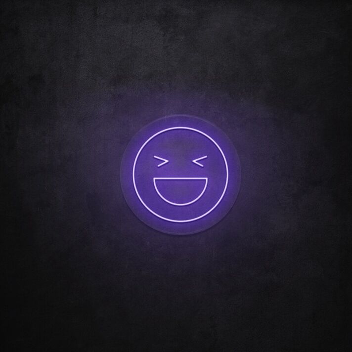 Laughing Face LED Sign