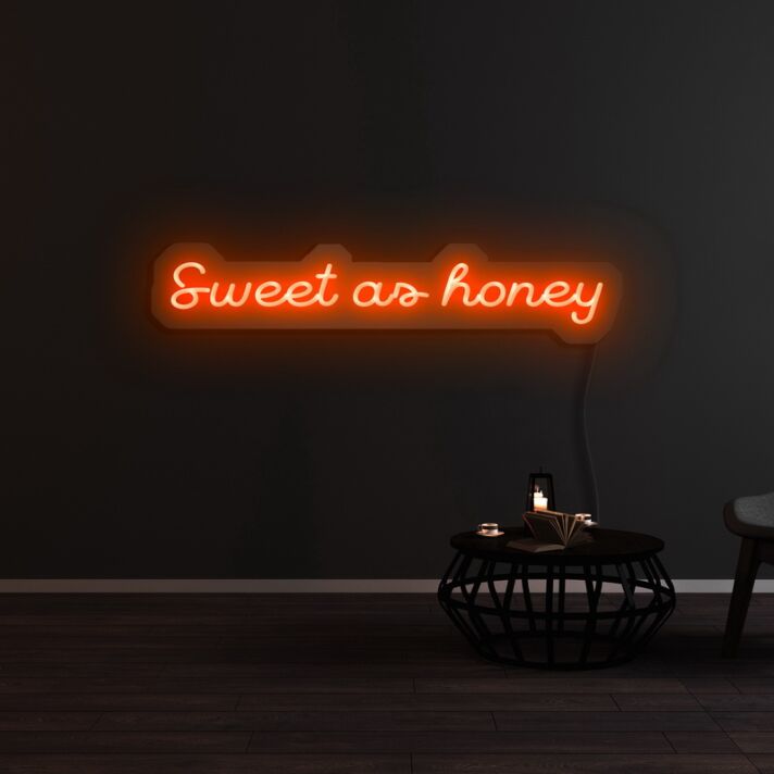 Sweet As Honey Neon Sign