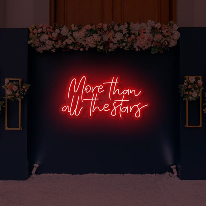 More Than All the Stars LED Neon Sign