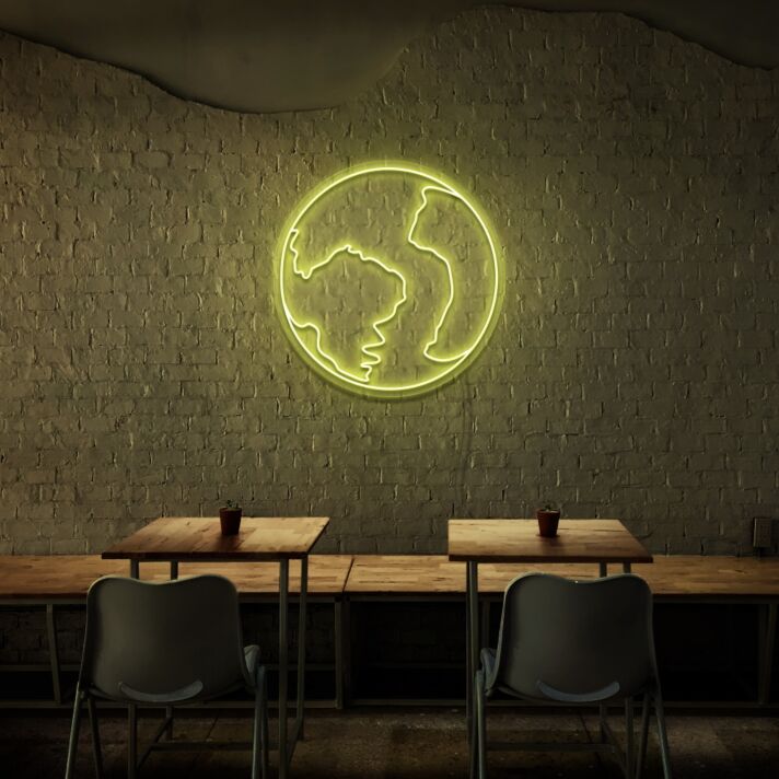 Earth Neon Sign