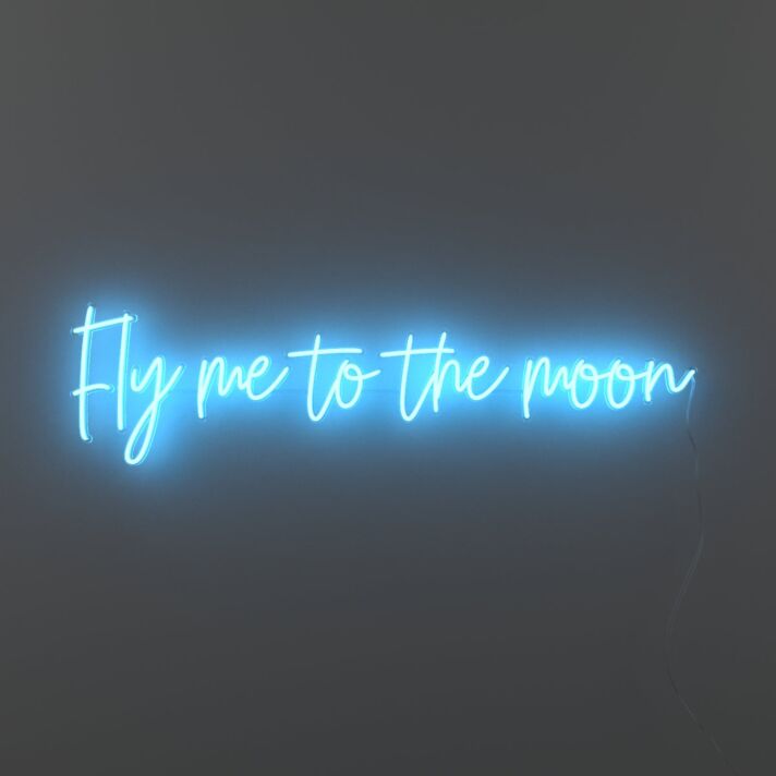 Fly Me To The Moon Neon Sign