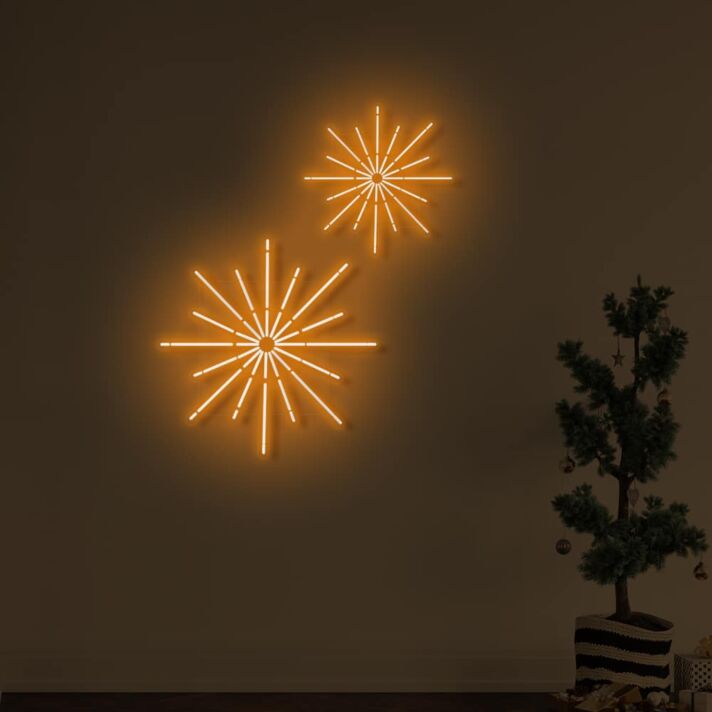 Long chirstmas star LED neon sign