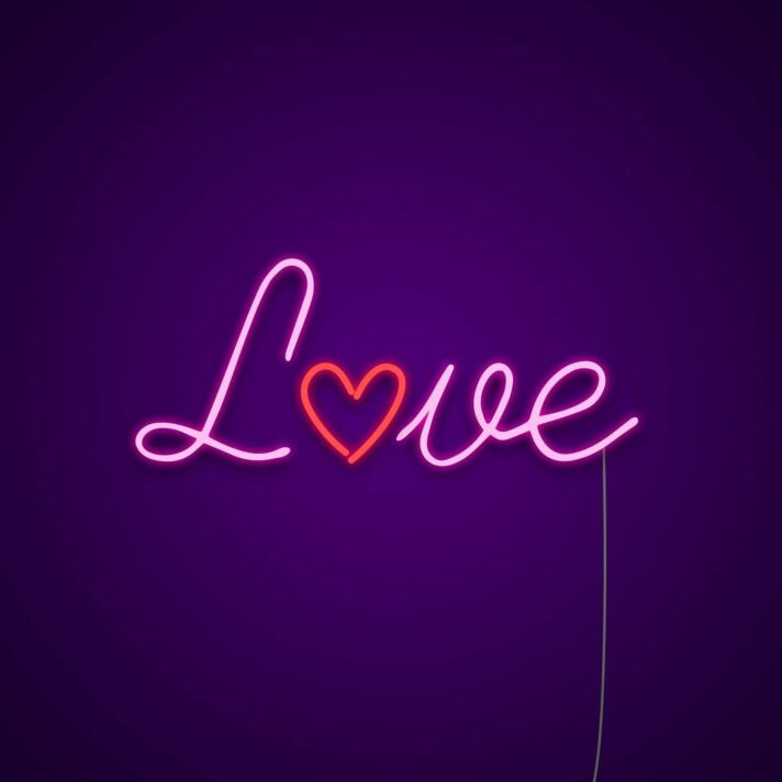 Red Love Neon Sign