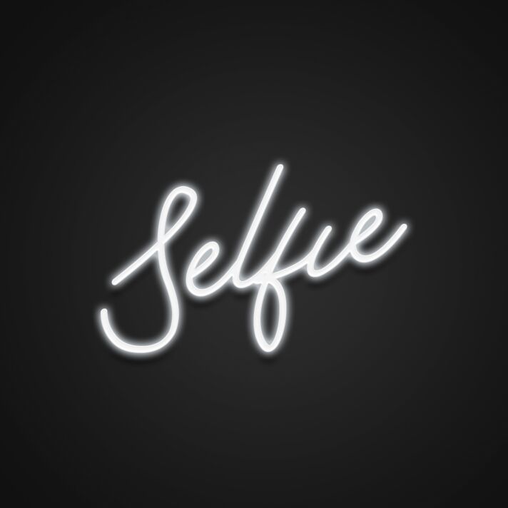 Selfie Neon Sign