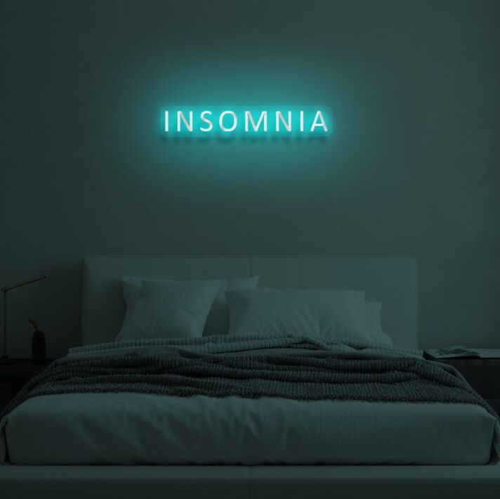 INSOMNIA" LED Neon Sign