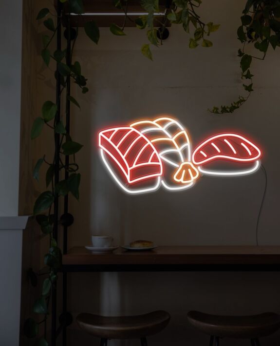 Delicious Sushi Neon Sign