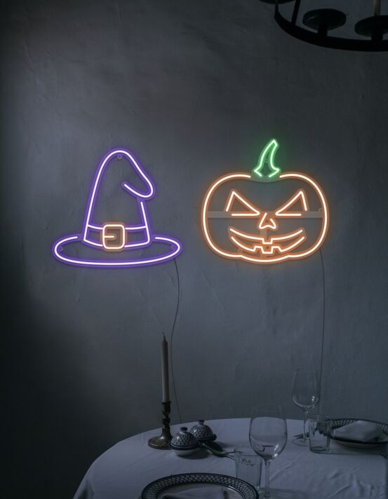 Spooky Halloween Set of 2 Neon Sign