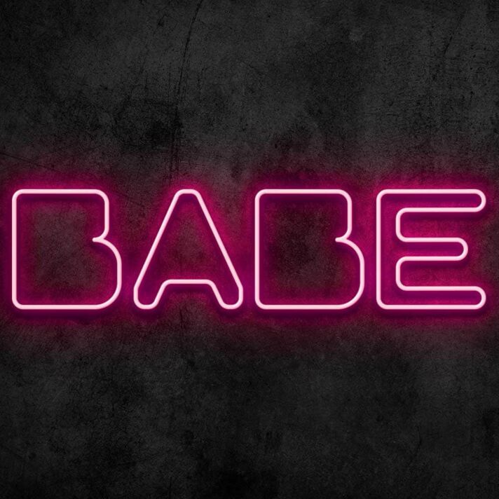 BABE Neon Sign