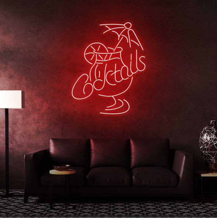 Cocktails Neon Sign