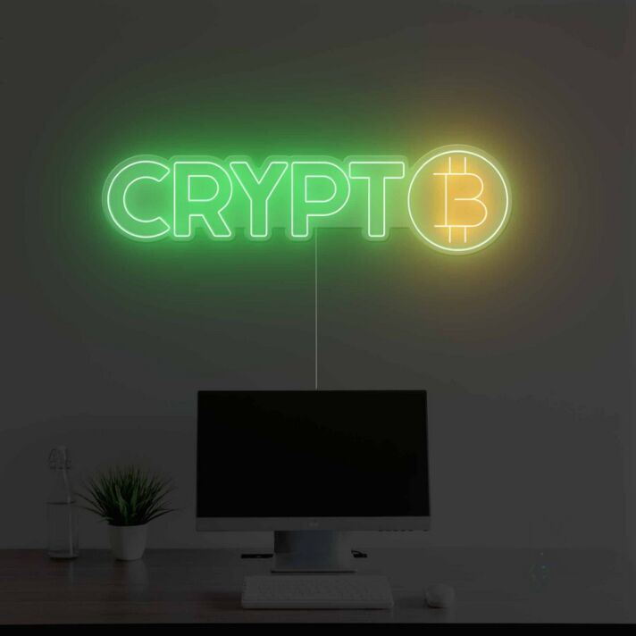 Crypto Neon Sign