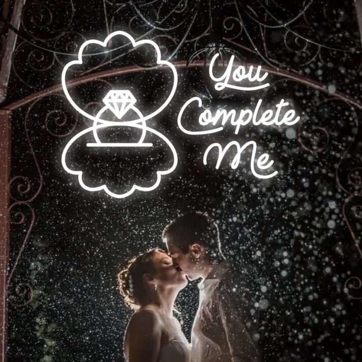You Complete Me Neon Sign