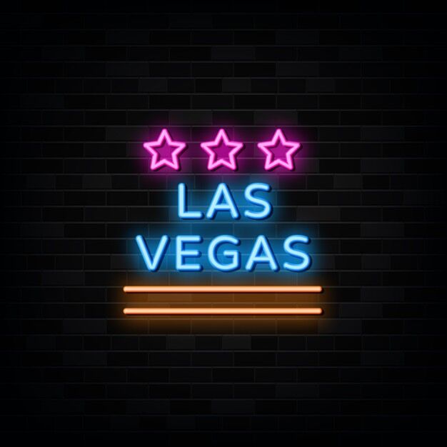 Neon Signs Las Vegas With Stars Neon Lights