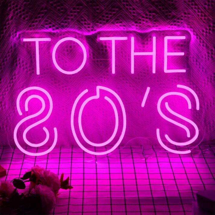 To The 80's Neon Sign