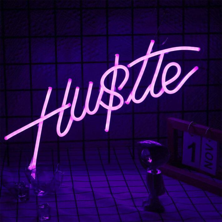 Hustle Neon Sign