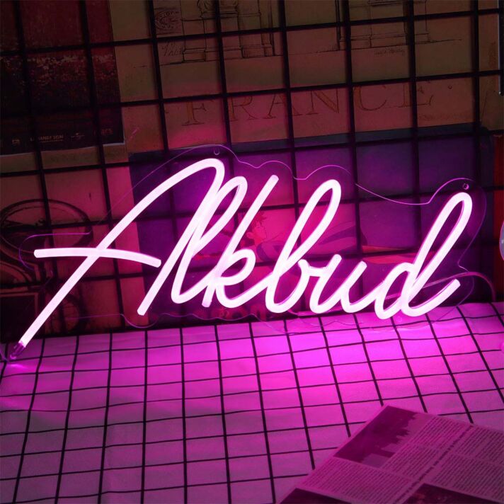 Alklud Neon Sign
