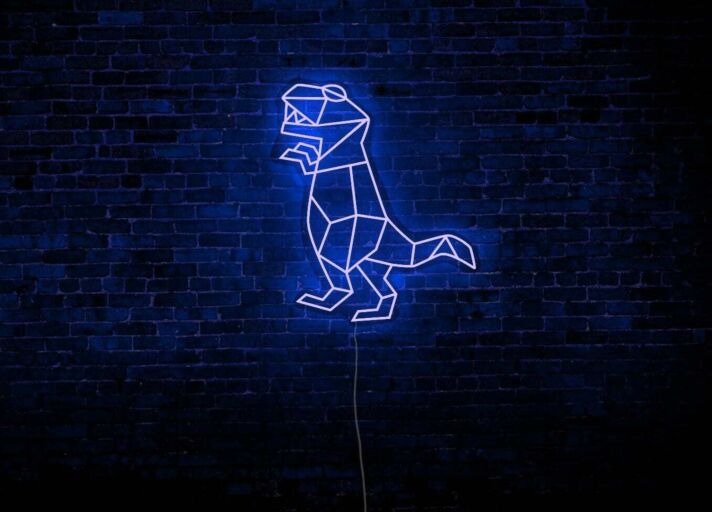 T-Rex Dinosaur LED Neon Sign