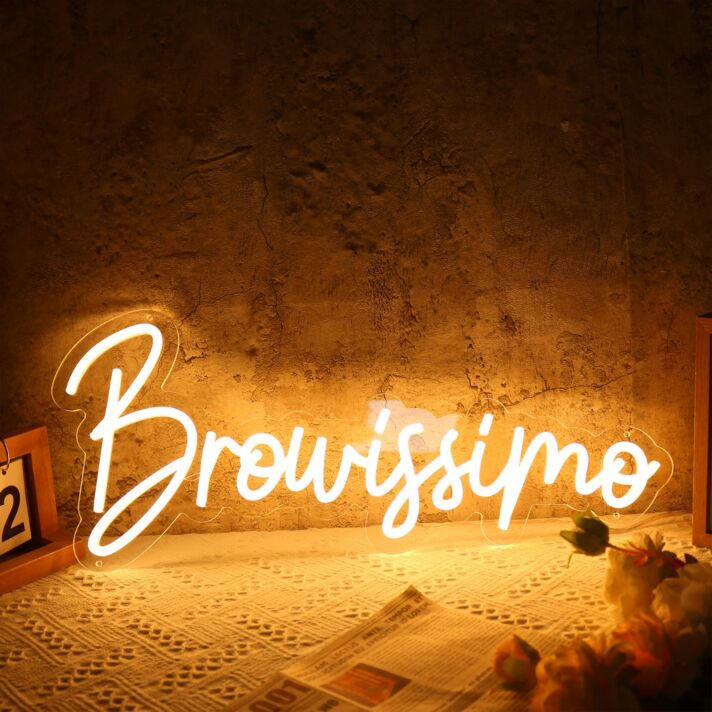 Browissimo Neon Sign
