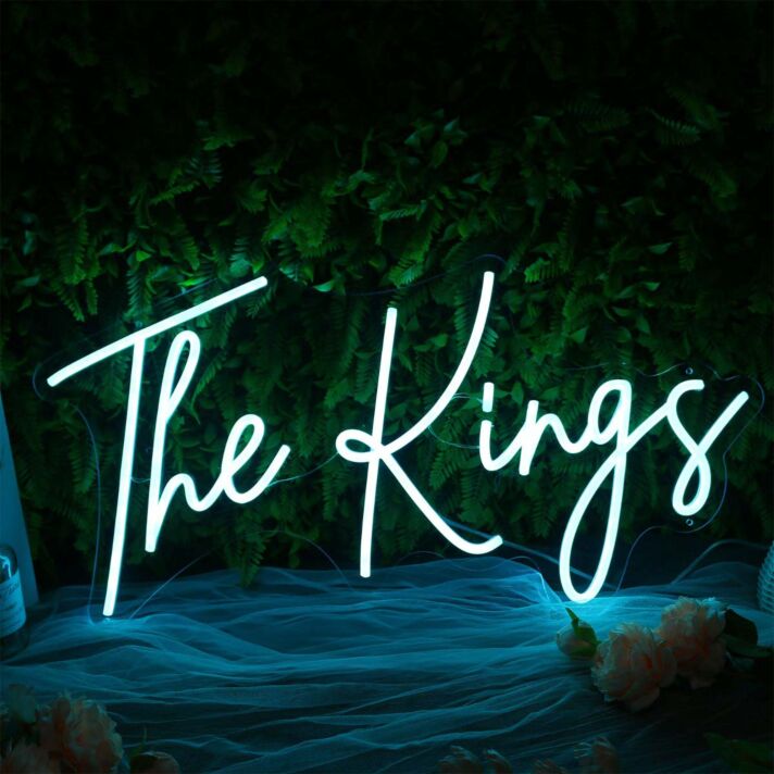 The Kings Blue Neon Sign
