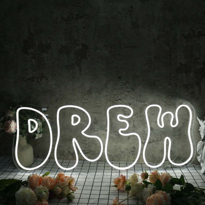 Drew White Custom Neon Sign