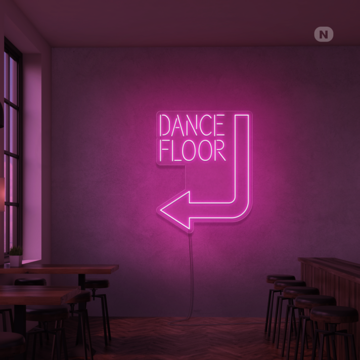 Customize Dance Floor Neon Sign
