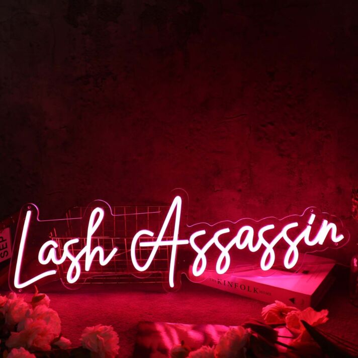 Lash Assassin Red Neon Sign